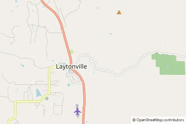 Karte Laytonville