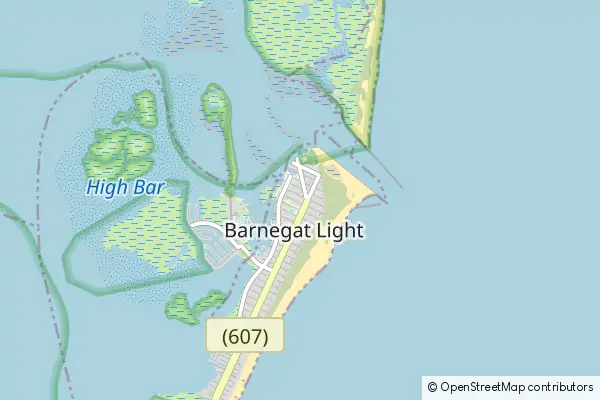 Karte Barnegat Light