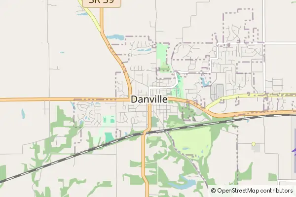 Karte Danville