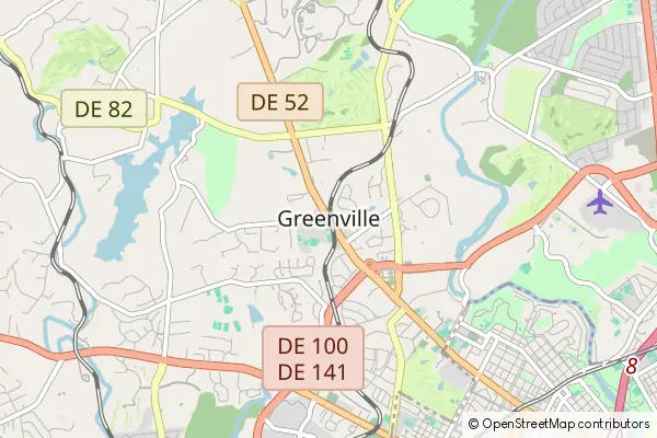 Karte Greenville