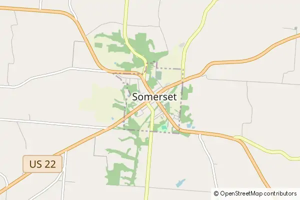 Karte Somerset