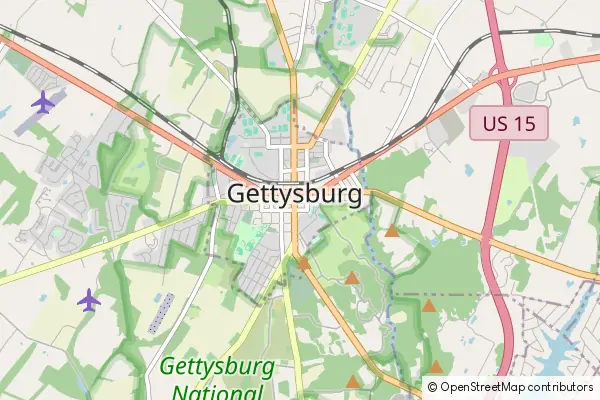 Karte Gettysburg