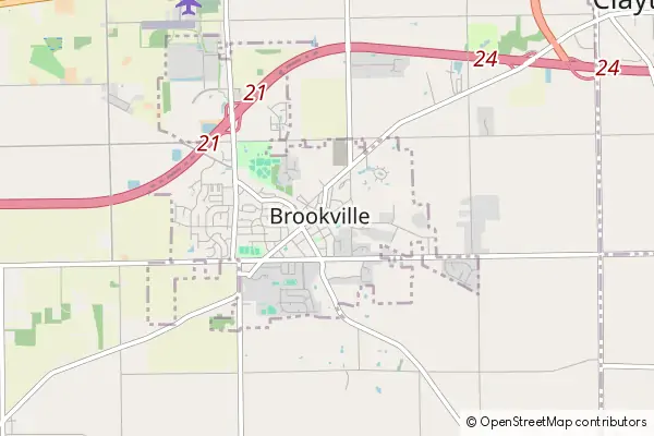 Karte Brookville