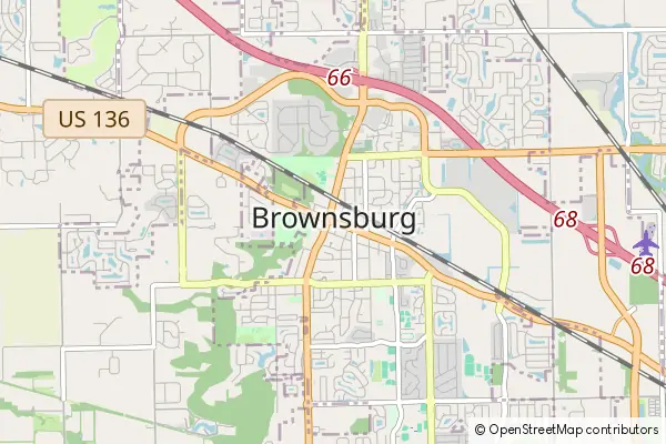 Karte Brownsburg