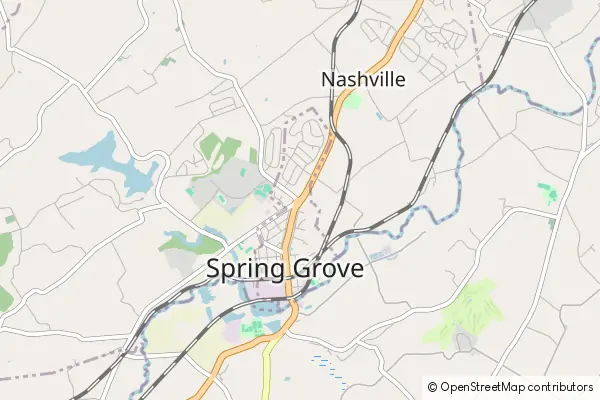 Karte Spring Grove