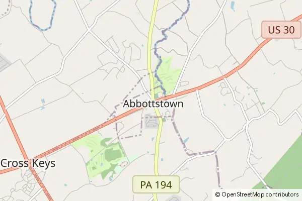 Karte Abbottstown