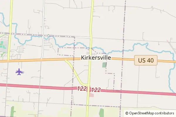 Karte Kirkersville