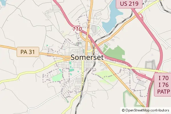 Karte Somerset