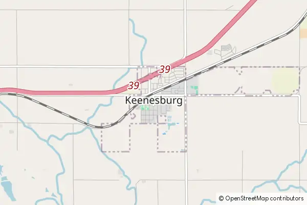 Karte Keenesburg