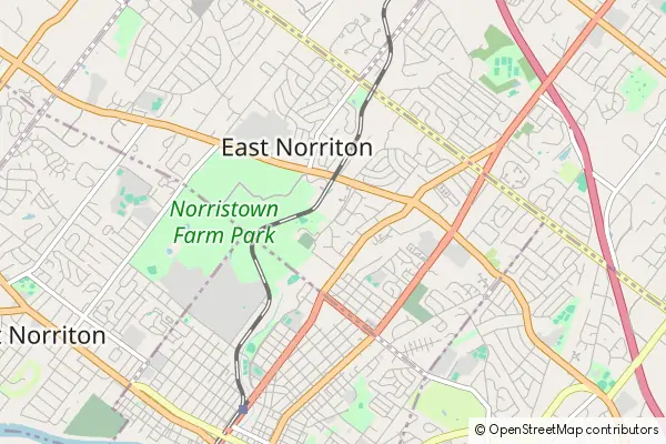 Karte East Norriton