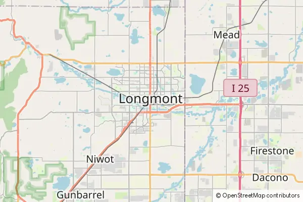 Karte Longmont