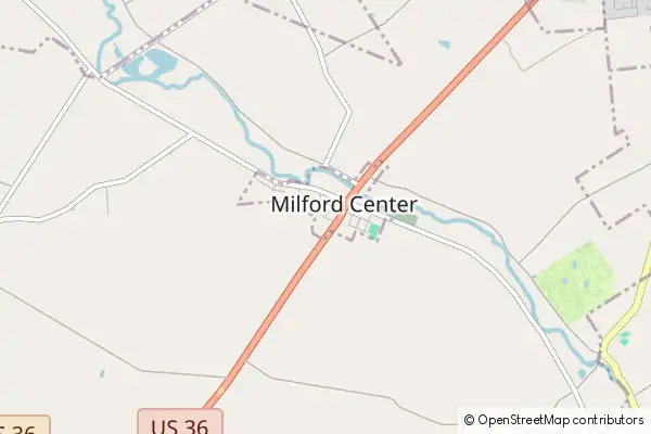 Karte Milford Center