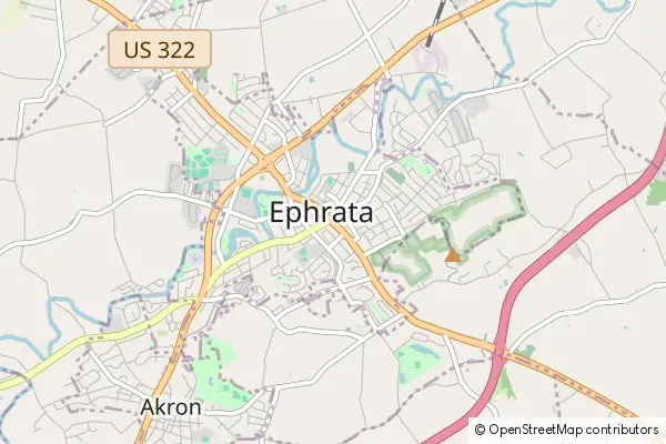 Karte Ephrata