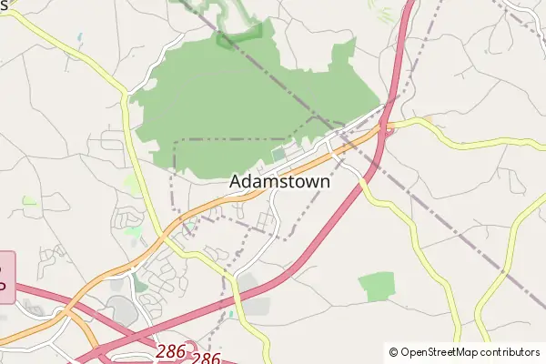 Karte Adamstown