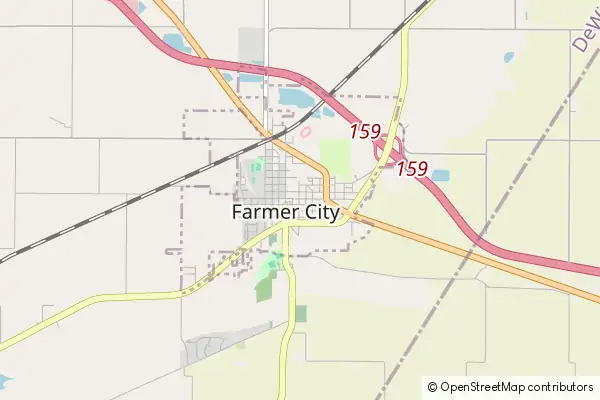 Karte Farmer City