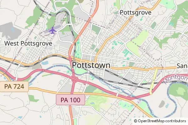 Karte Pottstown