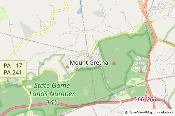 Karte Mount Gretna