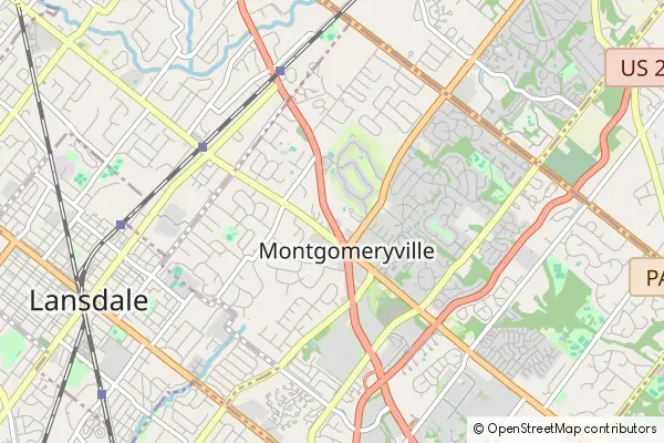 Karte Montgomeryville