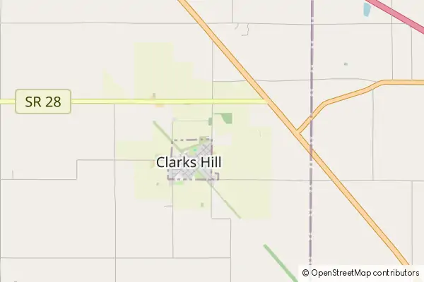 Karte Clarks Hill