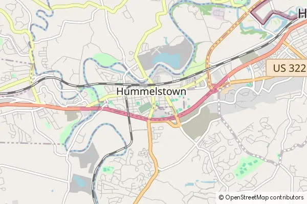 Karte Hummelstown
