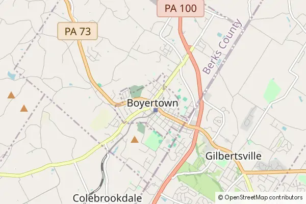 Karte Boyertown