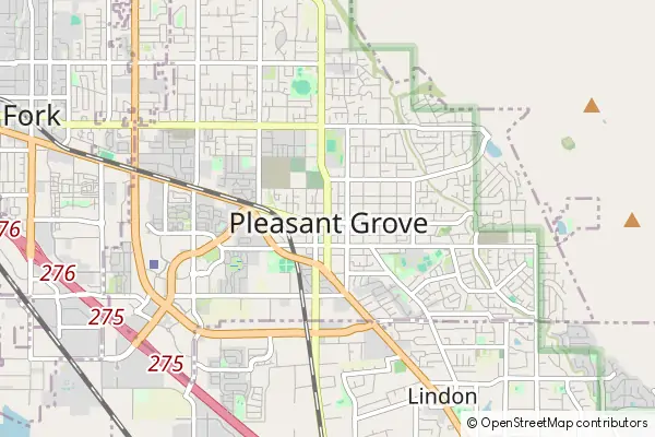 Karte Pleasant Grove