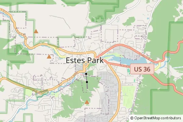 Karte Estes Park