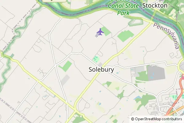 Karte Solebury