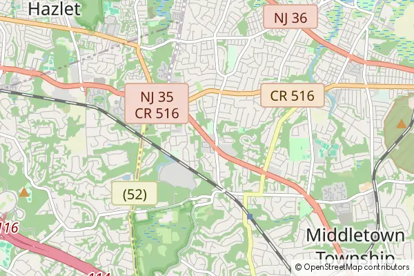 Karte Middletown Township