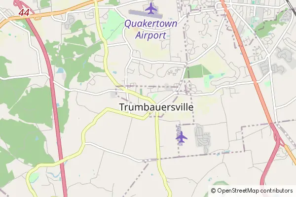 Karte Trumbauersville