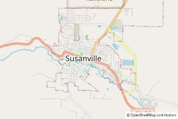 Karte Susanville