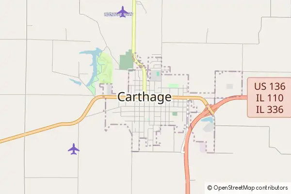 Karte Carthage