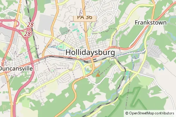 Karte Hollidaysburg