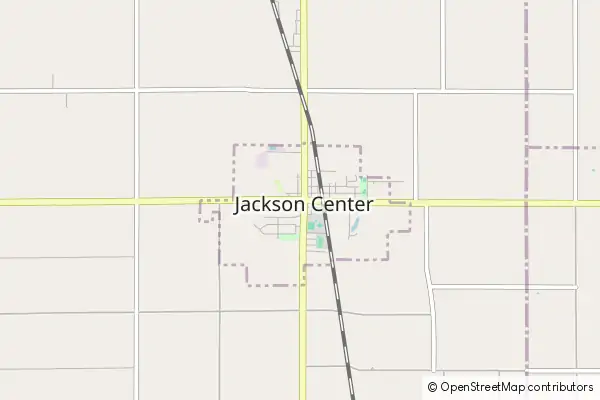 Karte Jackson Center