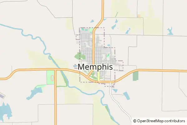 Karte Memphis