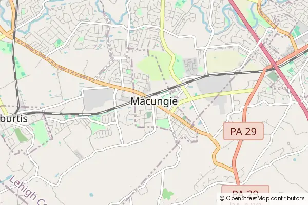 Karte Macungie