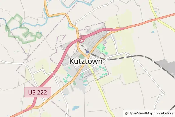 Karte Kutztown