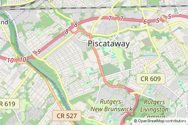 Karte Piscataway