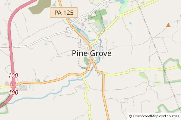 Karte Pine Grove