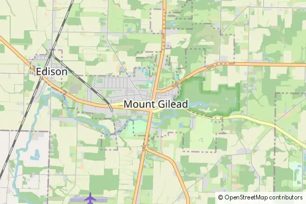 Karte Mount Gilead