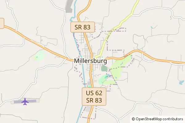 Karte Millersburg