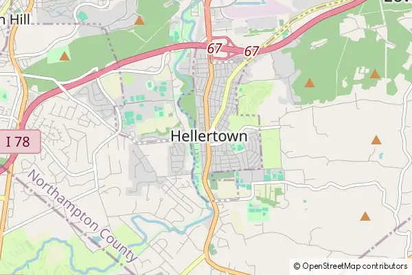 Karte Hellertown