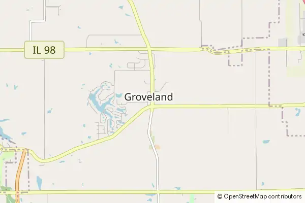 Karte Groveland