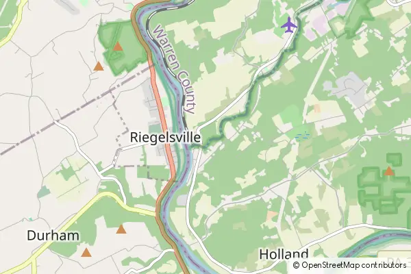 Karte Riegelsville