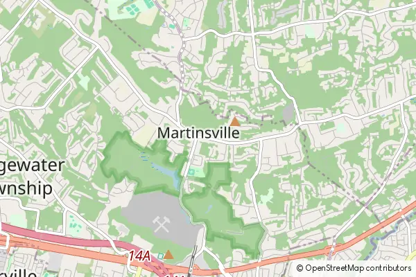 Karte Martinsville