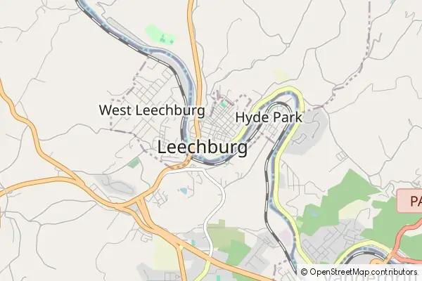 Karte Leechburg