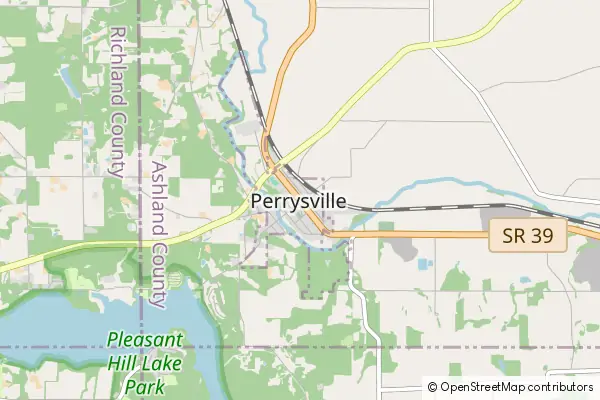 Karte Perrysville