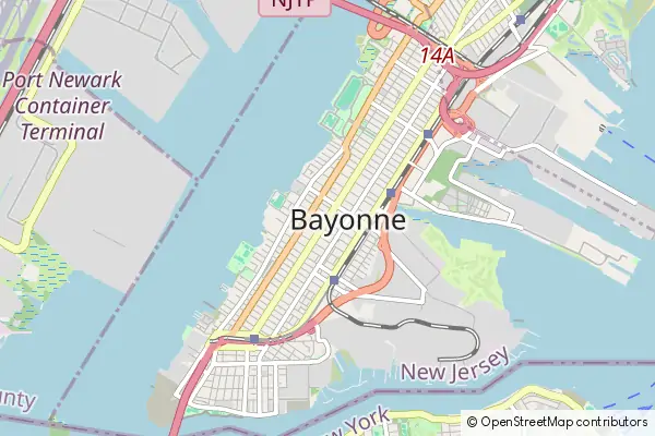 Karte Bayonne