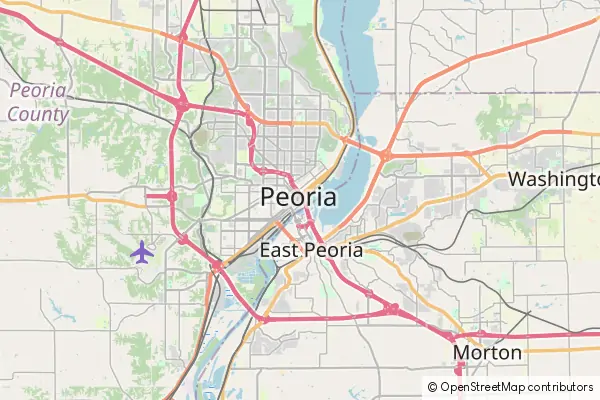 Karte Peoria