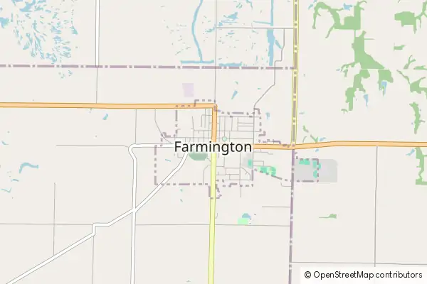 Karte Farmington